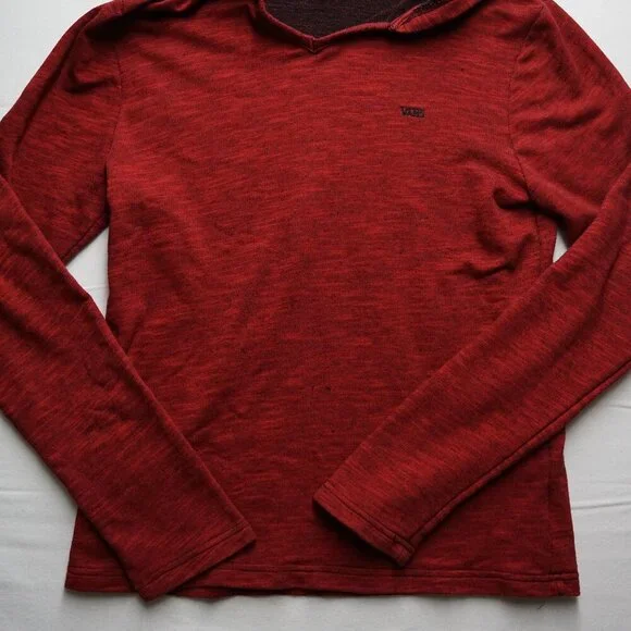 Men's Red Vans Hoodie Shirt, Size Medium - Picture 2 of 9